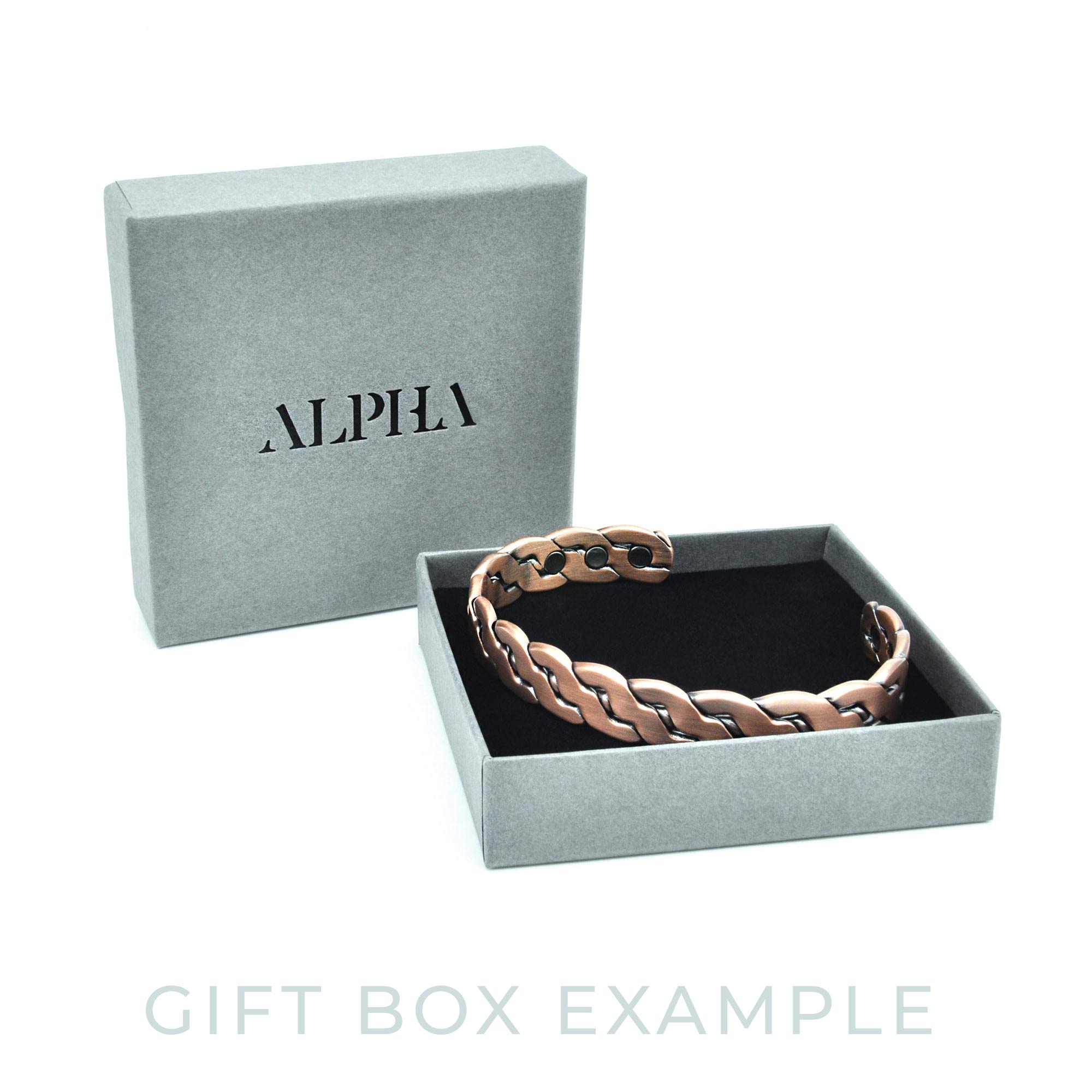 Shield copper magnetic bracelet  | ALPHA™ mens