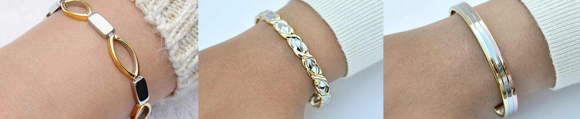 How to wear a ladies’ magnetic bangle