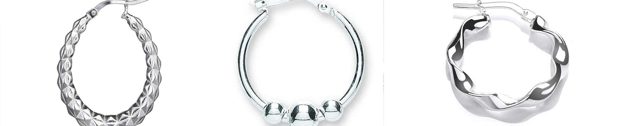 <font color=#000000>Silver hoop earrings medium; 10 of the best selling</font>