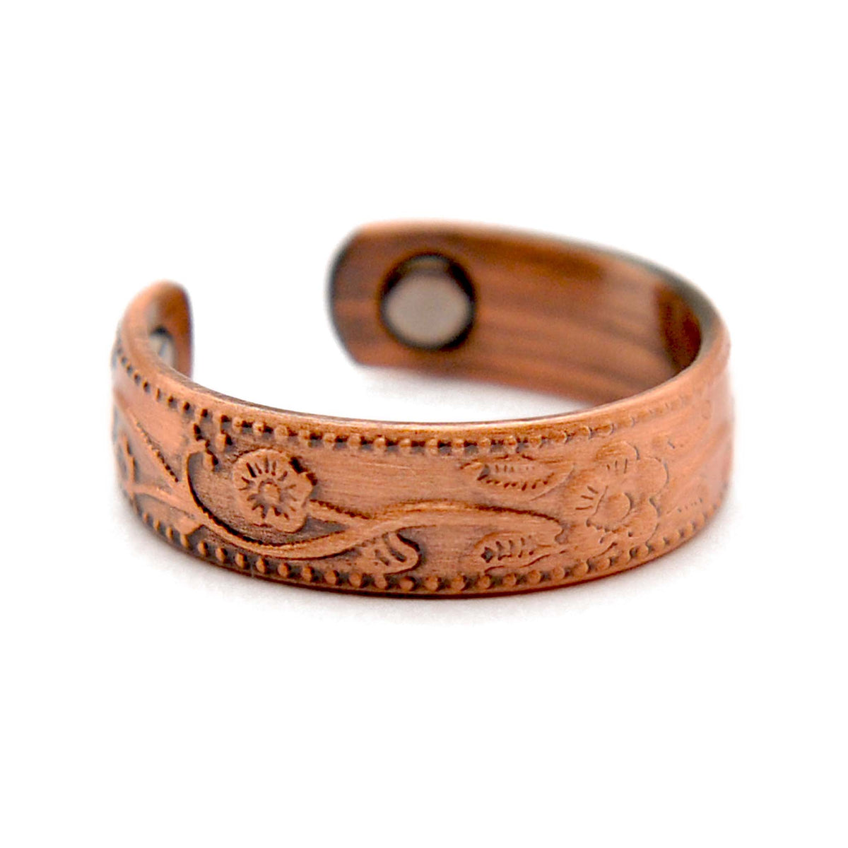 copper ring with magnets
