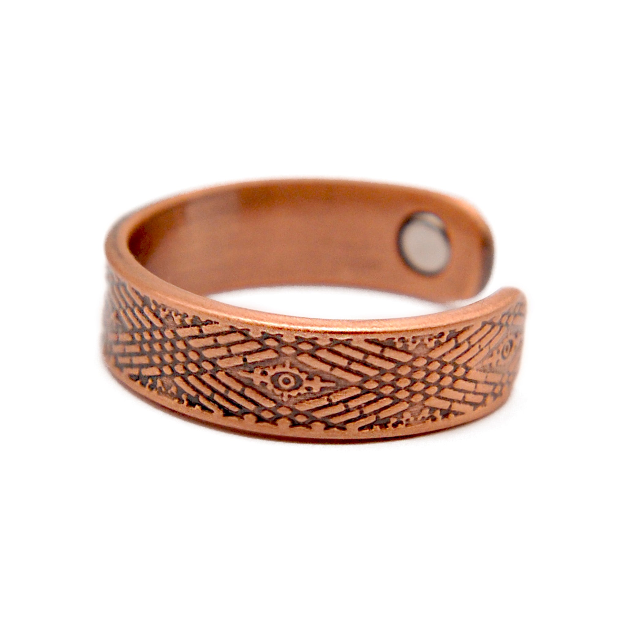 Mens copper ring