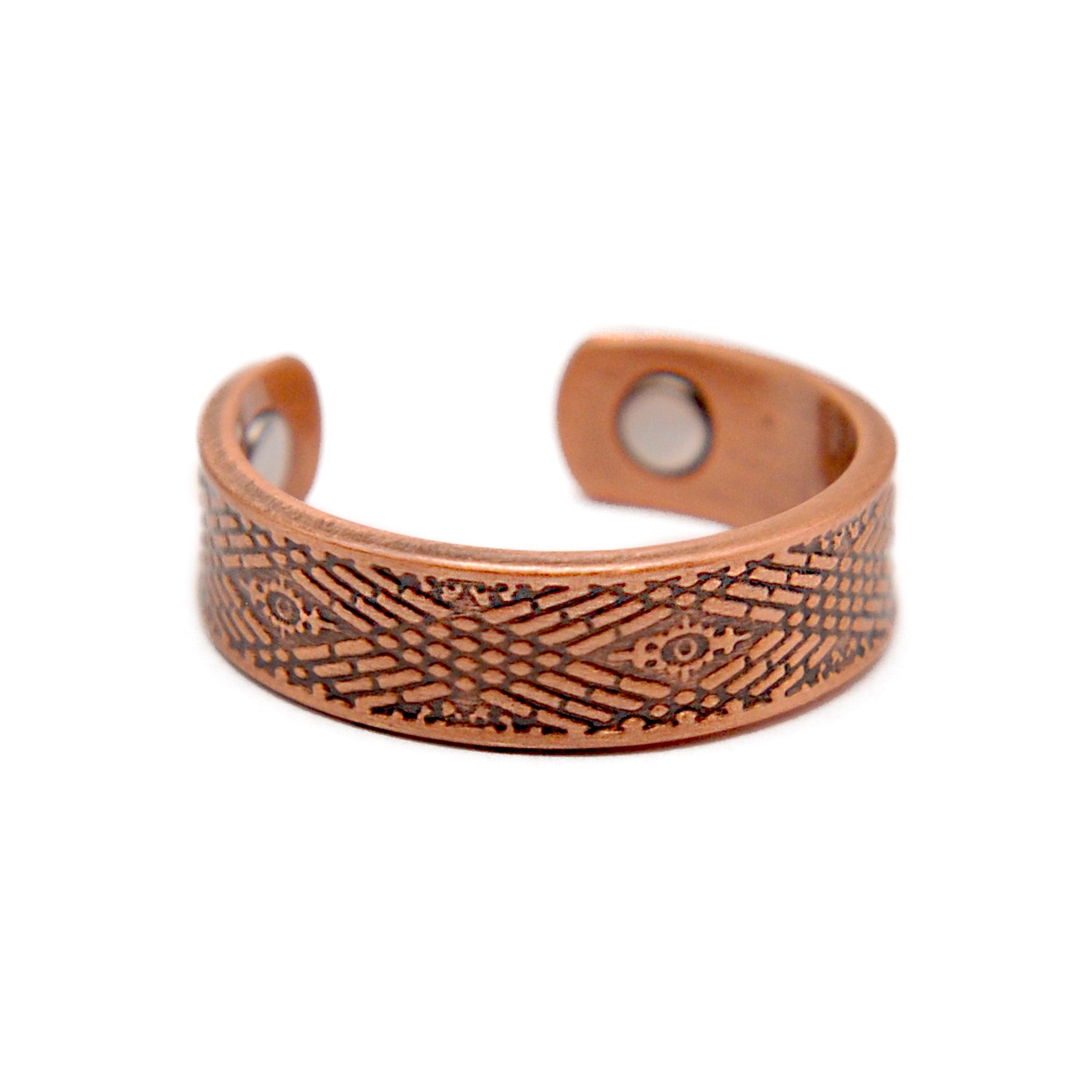 Copper ring for pain