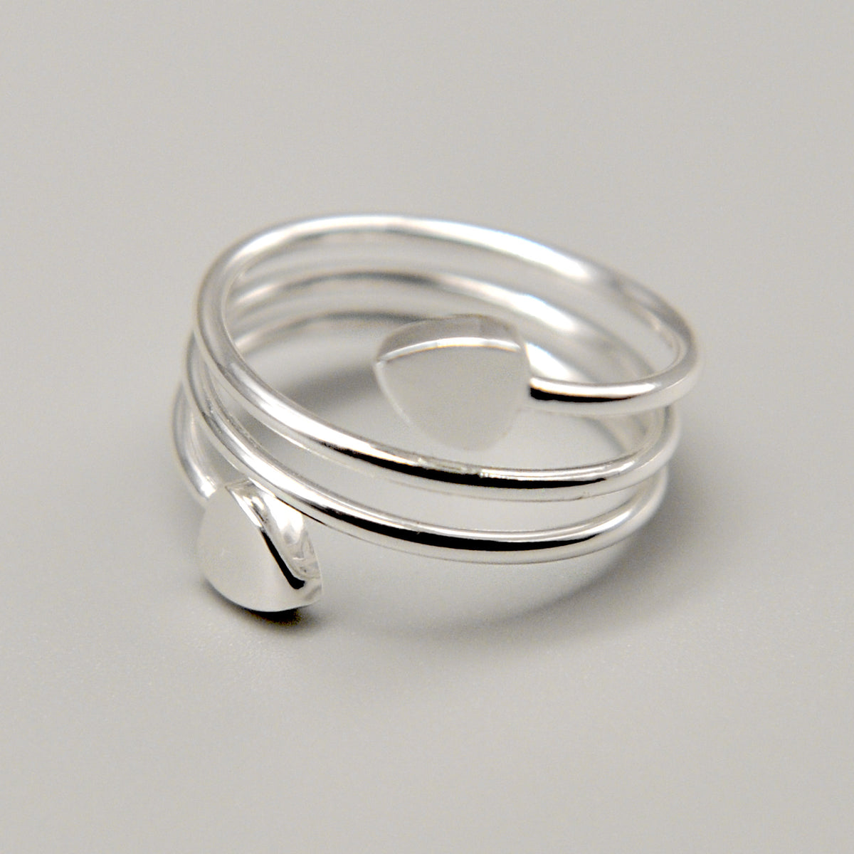silver copper ring 