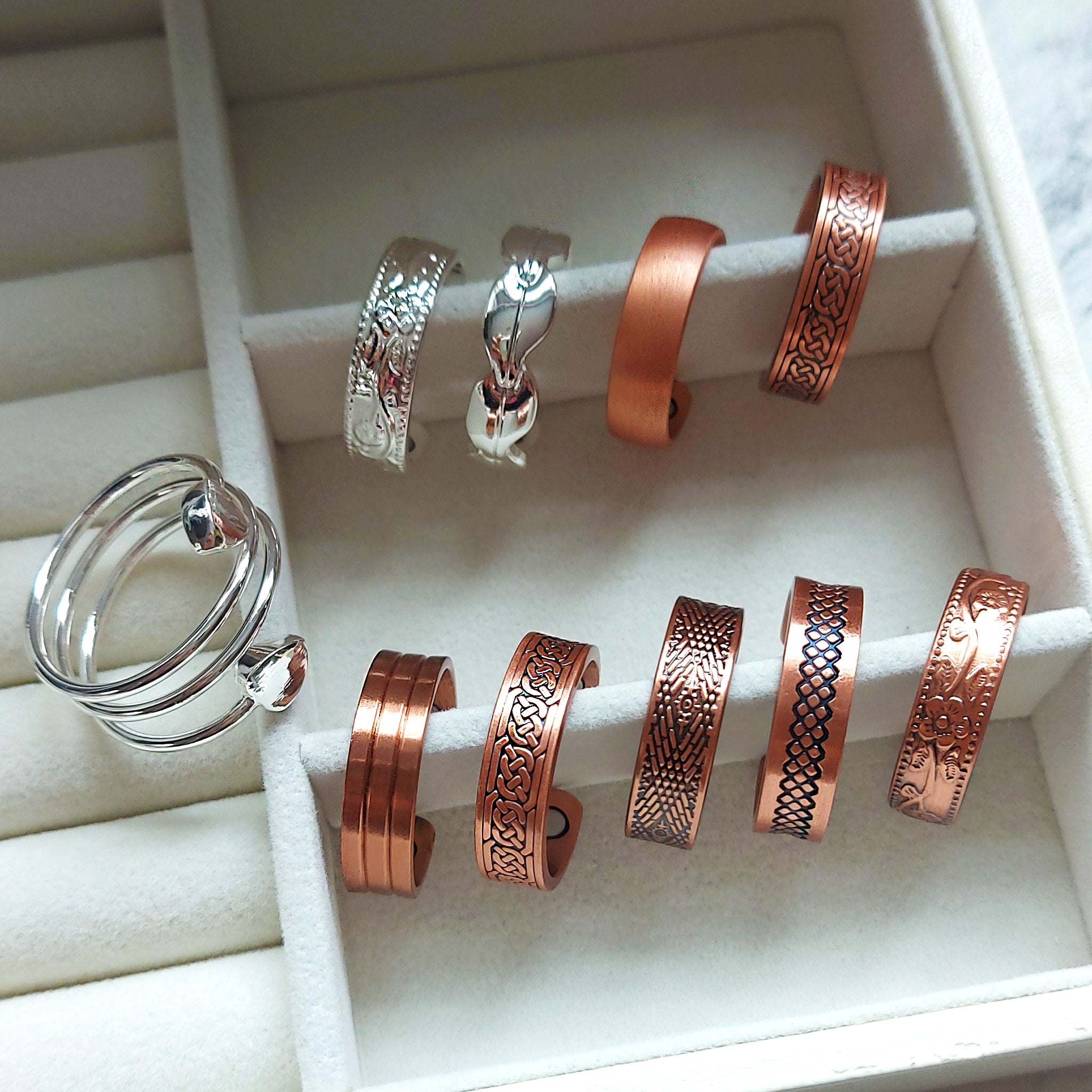 copper magnetic rings