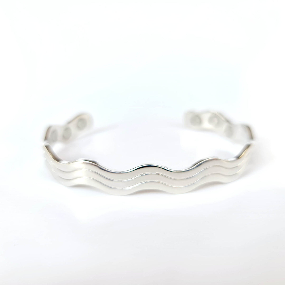 silver copper bangle