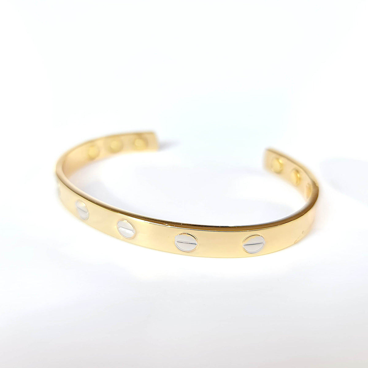 gold magnetic bangle