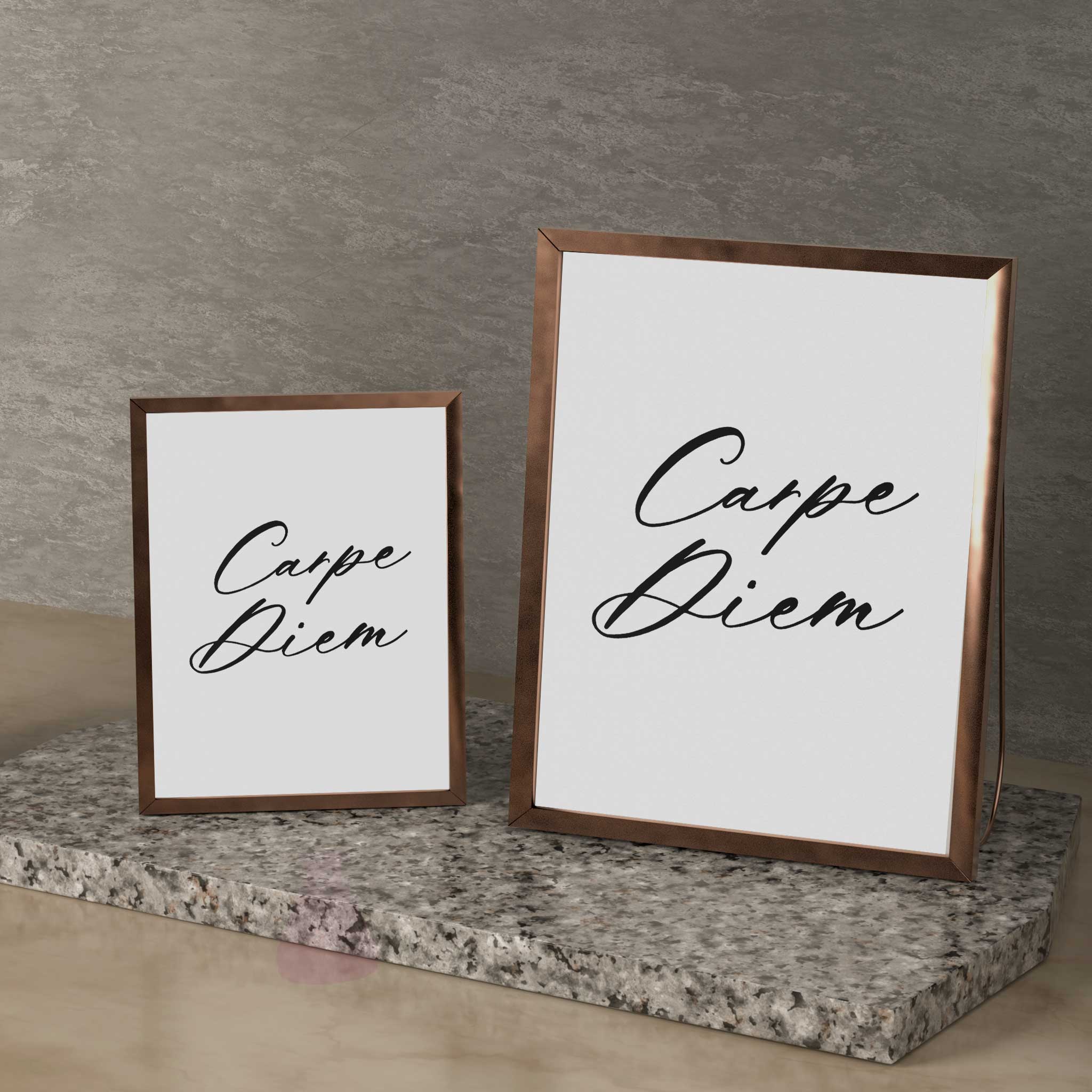 carpe diem wall art print poster