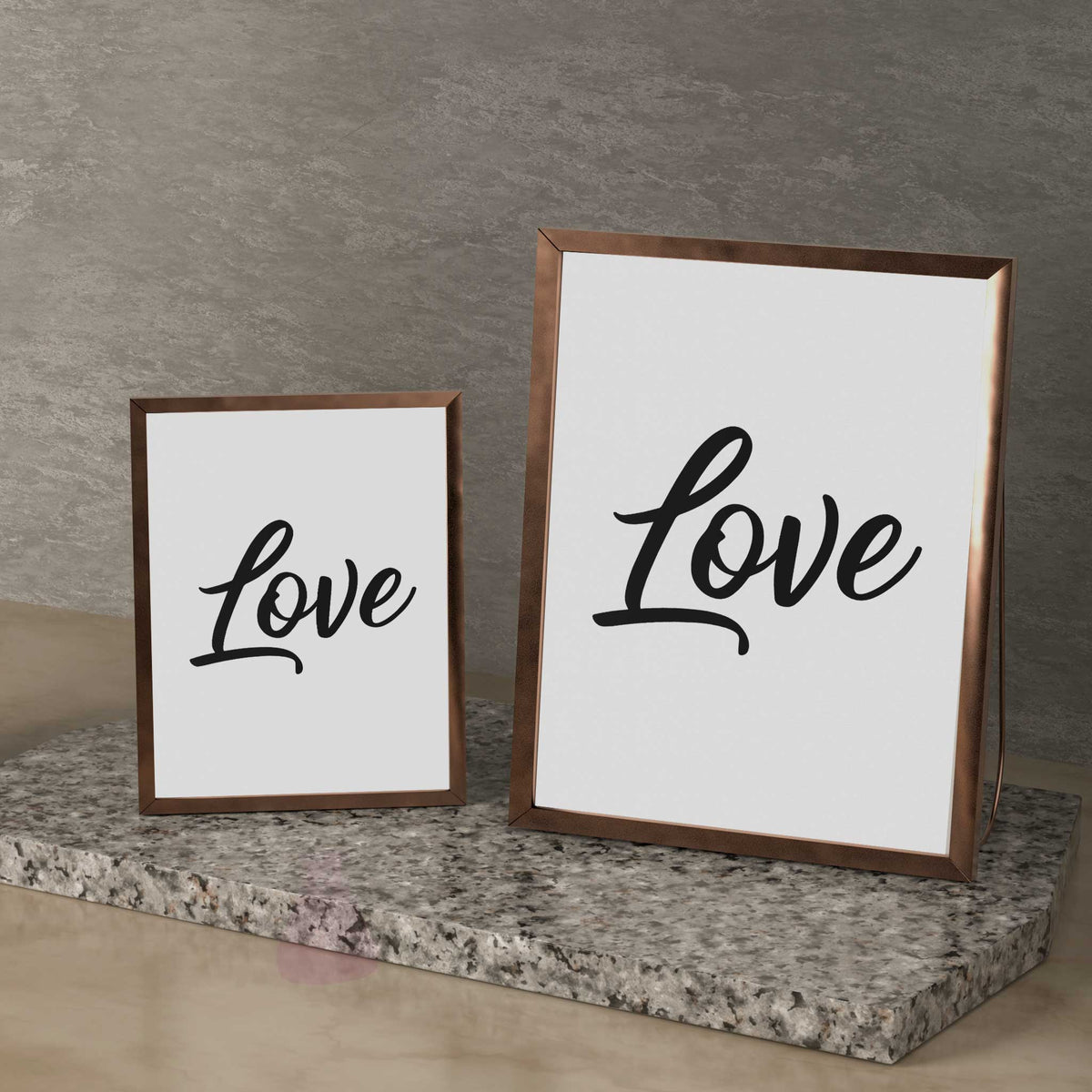 Love word wall art poster print