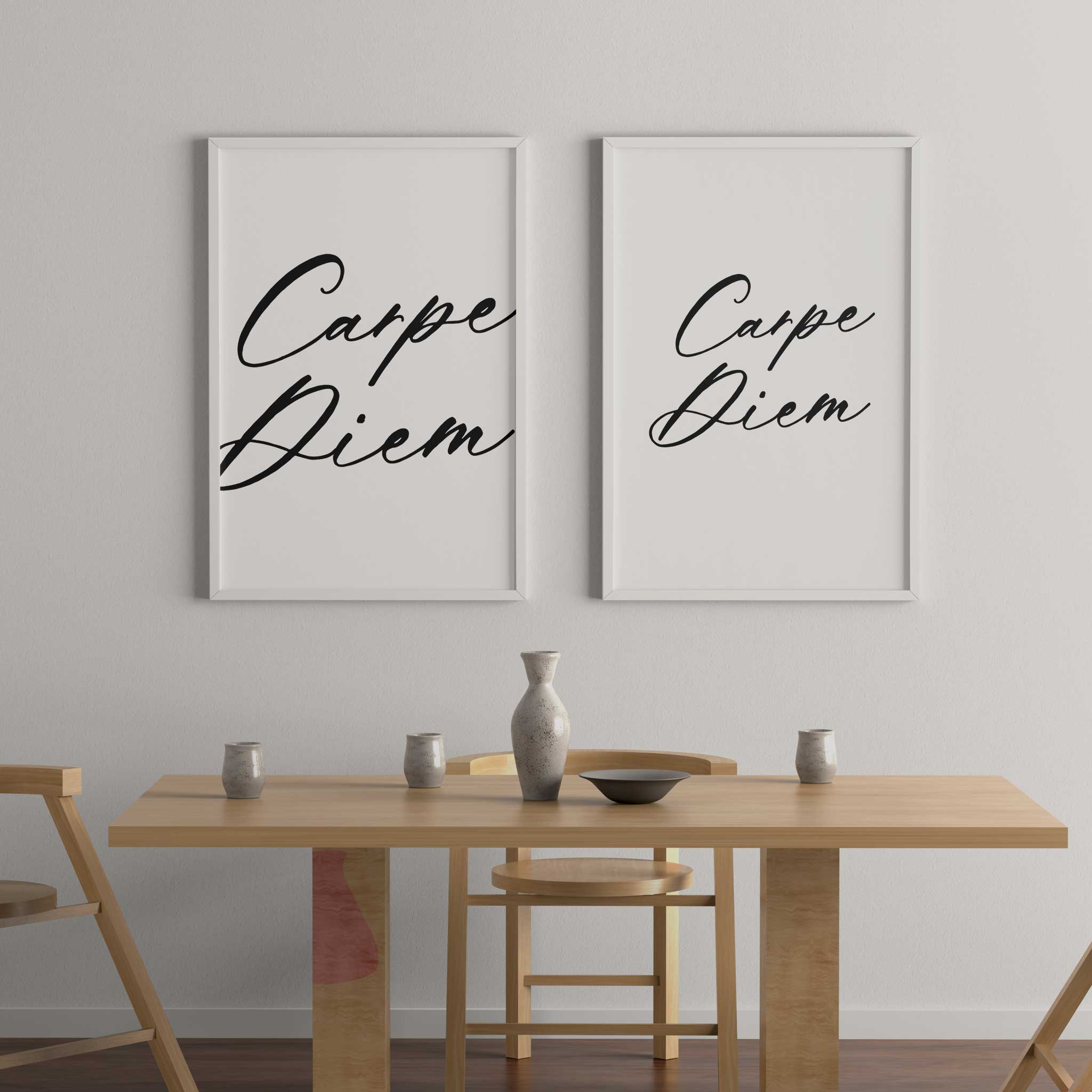 carpe diem wall art print poster