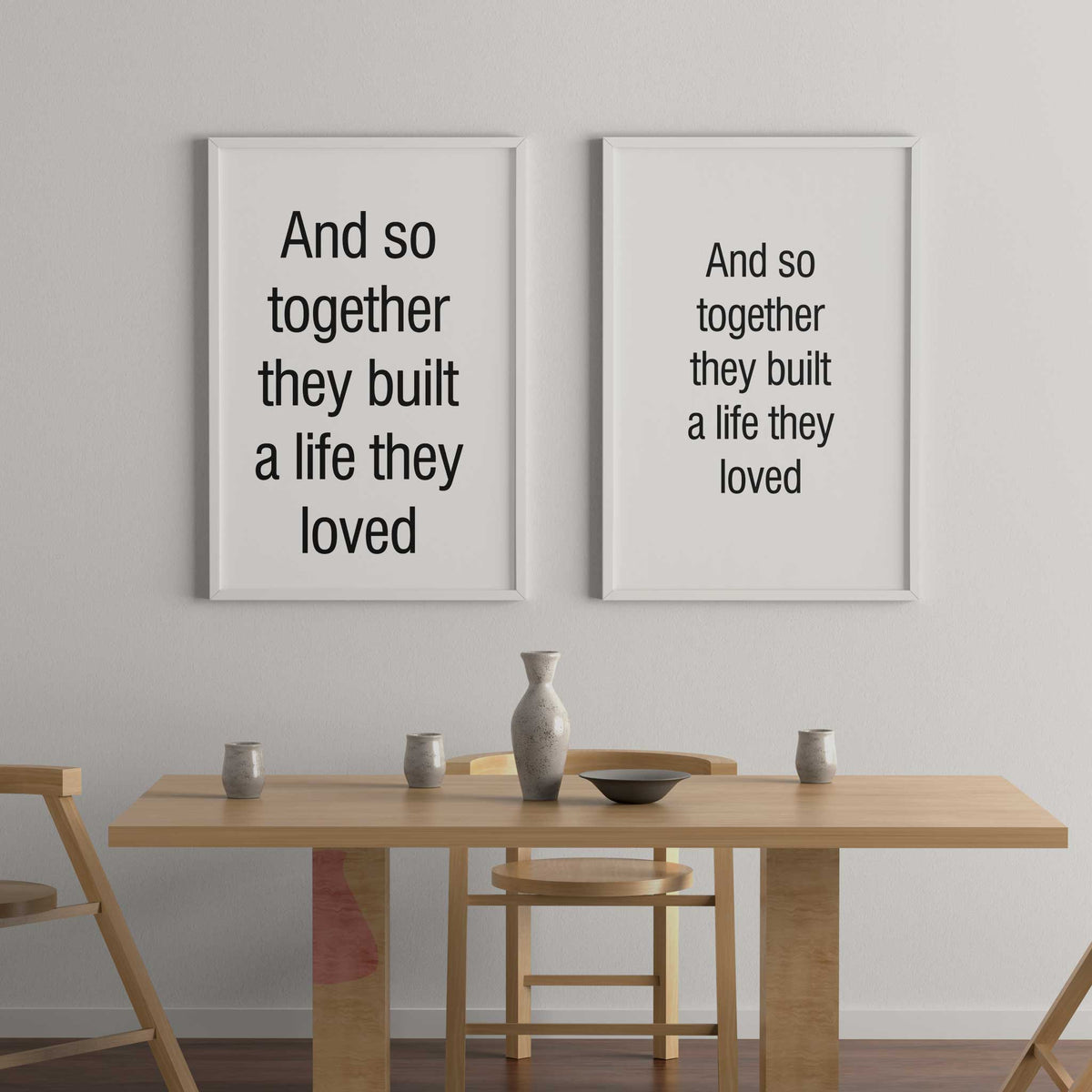 black and white wall art 