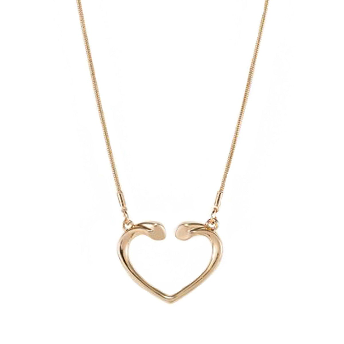 Alma Gold Heart Necklace