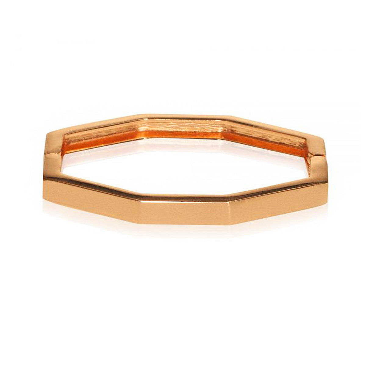 Ava Geometric Gold bangle
