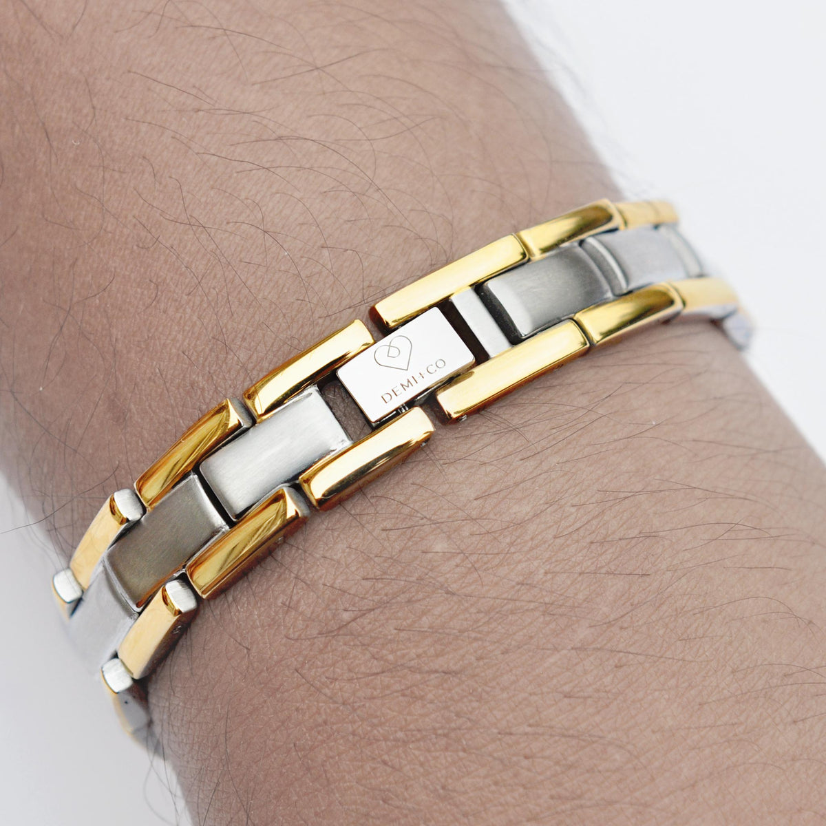 mens magnetic steel bracelet for arthritis 