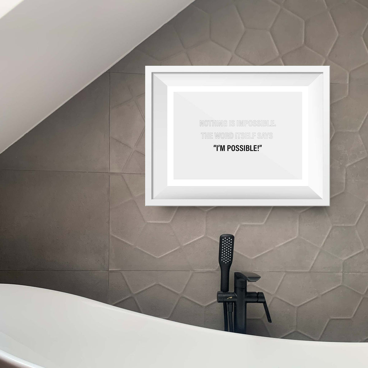 Nothing is impossible. The word itself says ‘I’m possible!&#39;