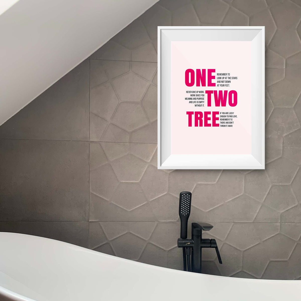 One, remember to look up at the stars and not down at your feet. Two, never give up work. Work gives you meaning and purpose and life is empty without it. Three, if you are lucky enough to find love, remember it is there and don’t throw it away