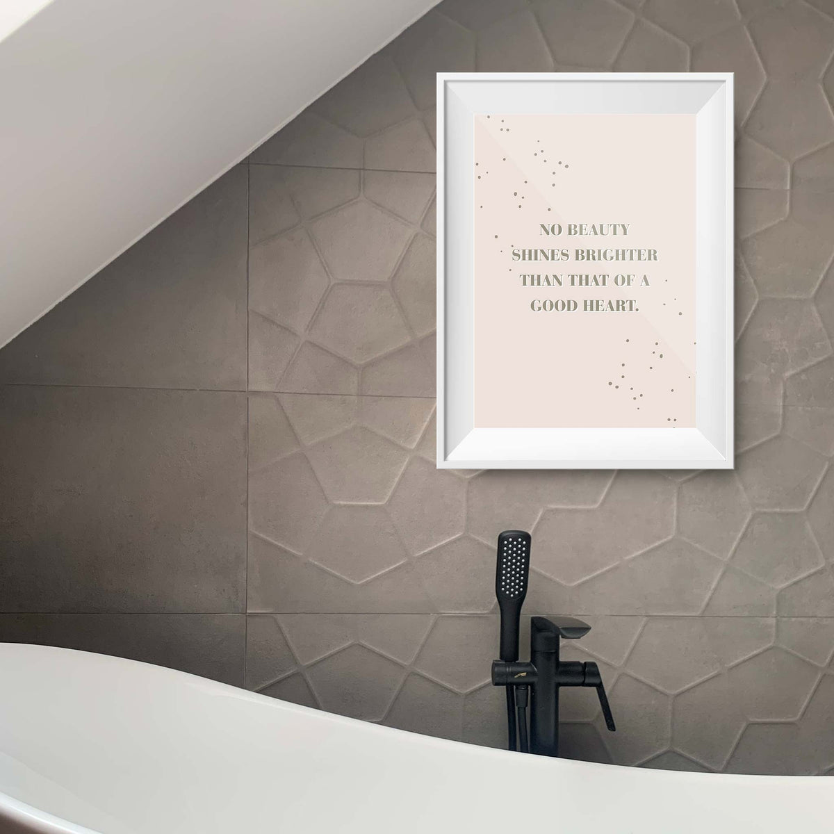 No beauty shines brighter that that of a good heart