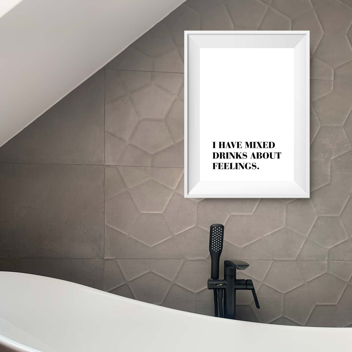 I have mixed drinks about feelings