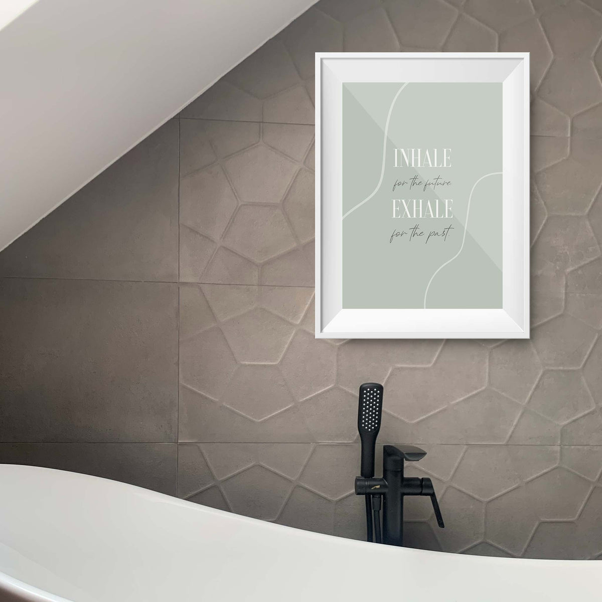 Inhale for the future, exhale for the past