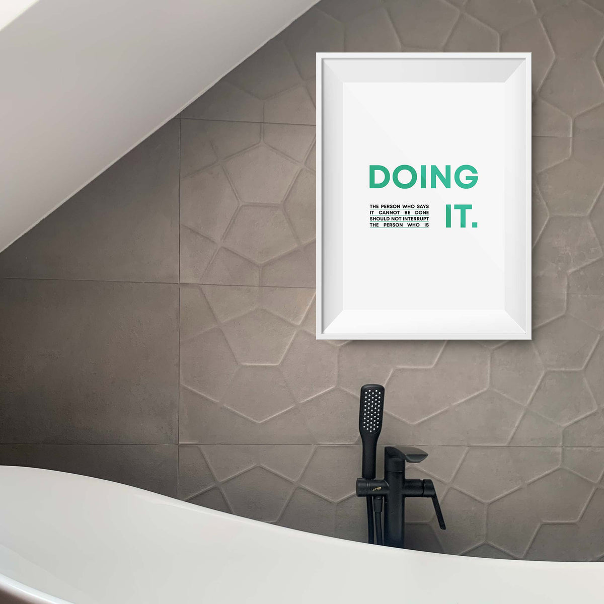 The person who says it cannot be done should not interrupt the person who is doing it