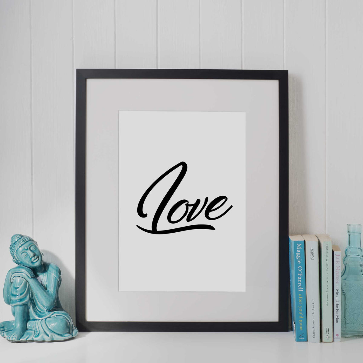 Love word wall art poster print