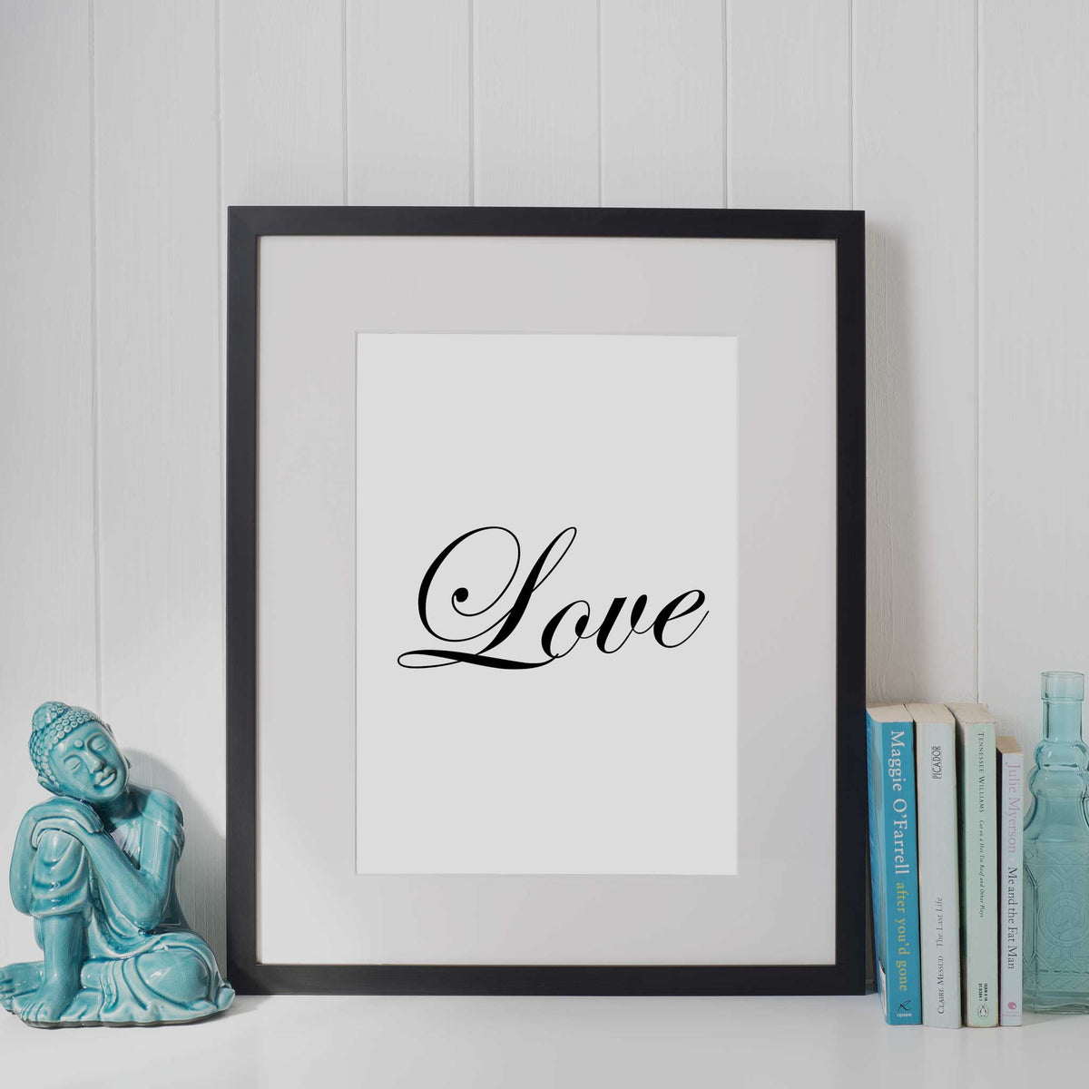 Love word wall art poster print