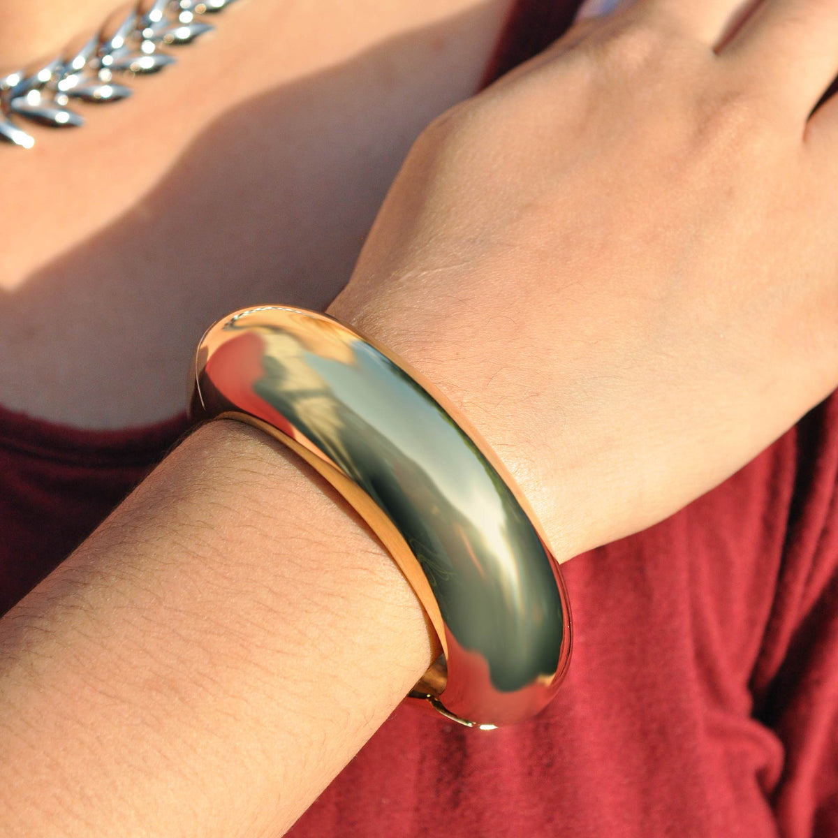 Camilla Gold Cuff Bangle