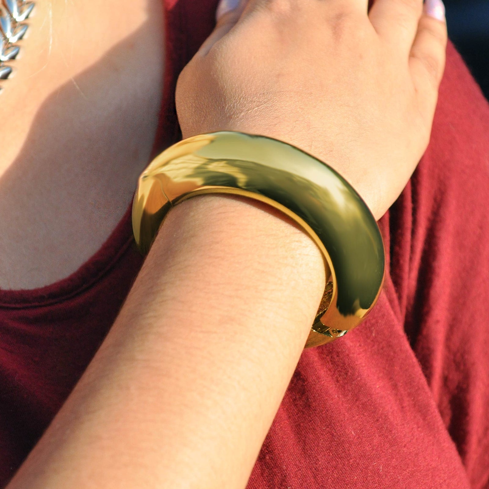 Camilla Gold Cuff Bangle