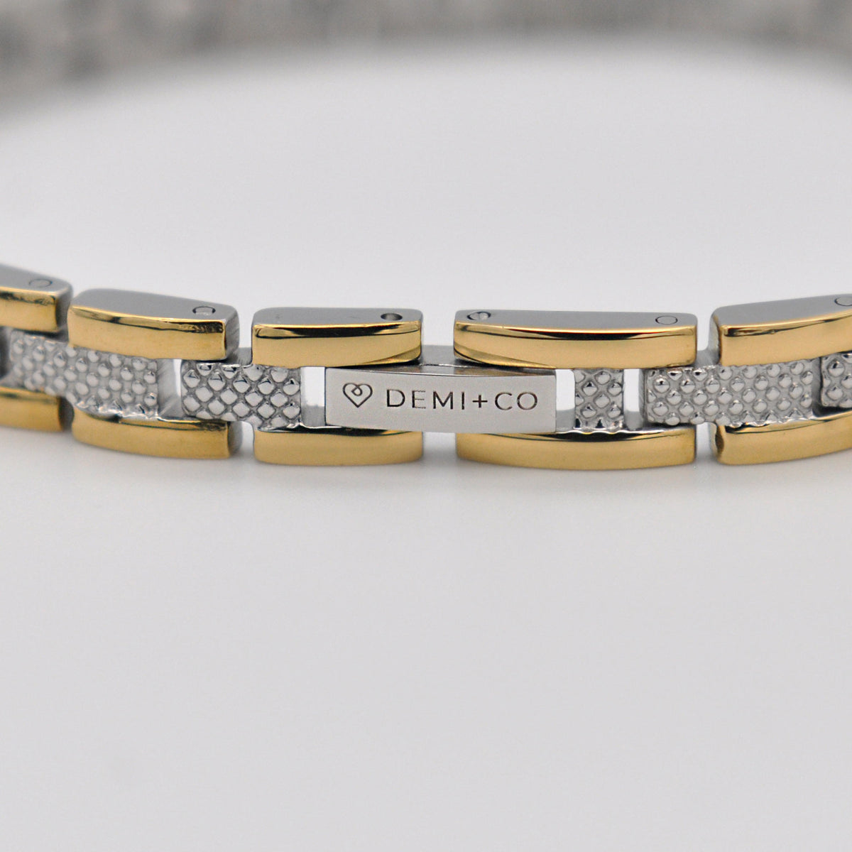 Heaven silver and gold magnetic bracelet