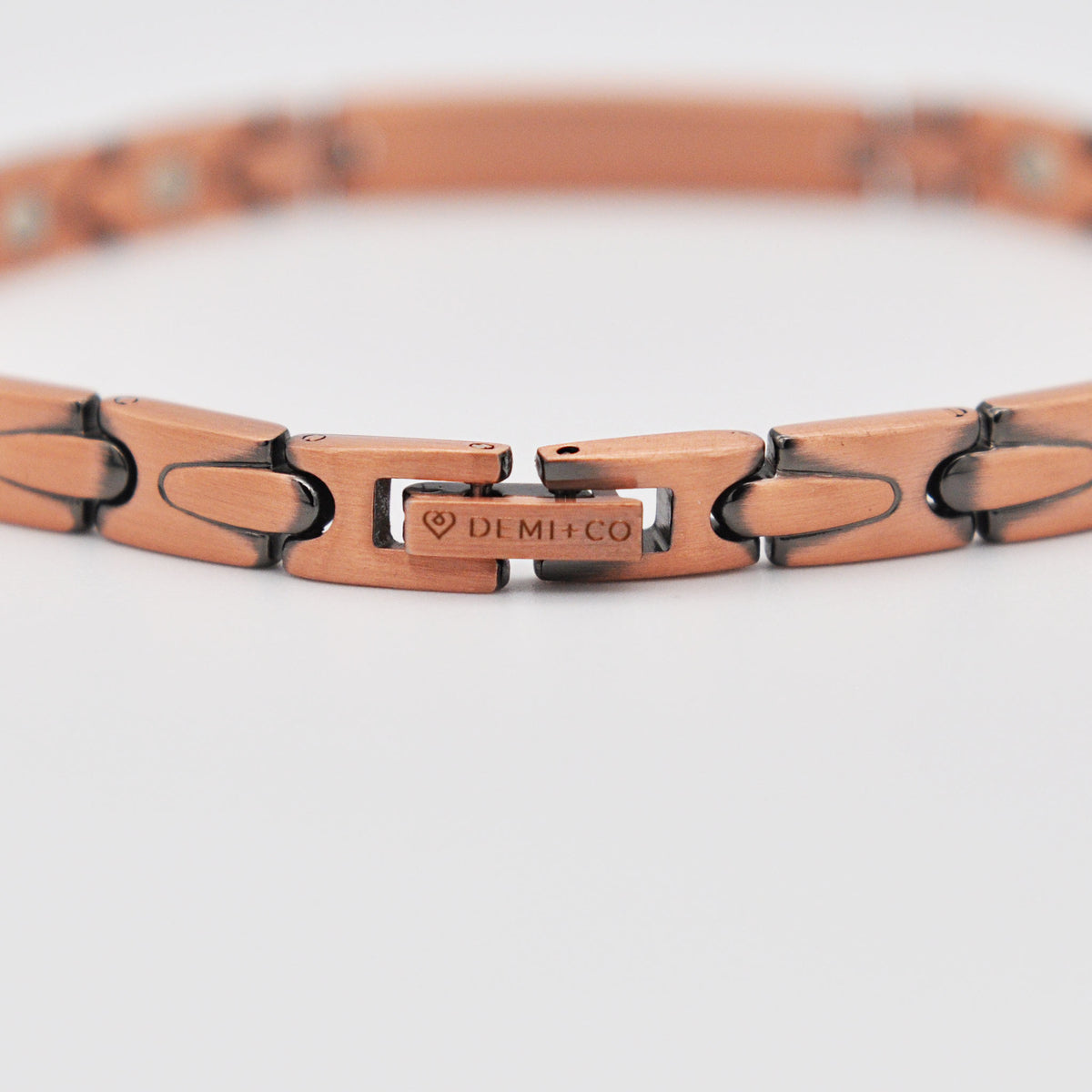Harmony copper bracelet with diamante