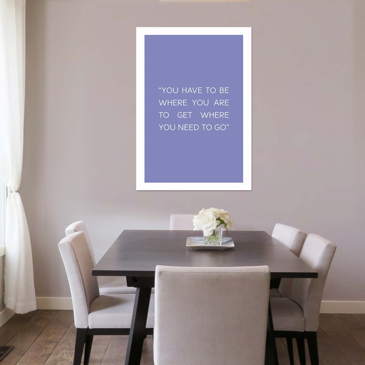 You have to be where you are to get where you need to go