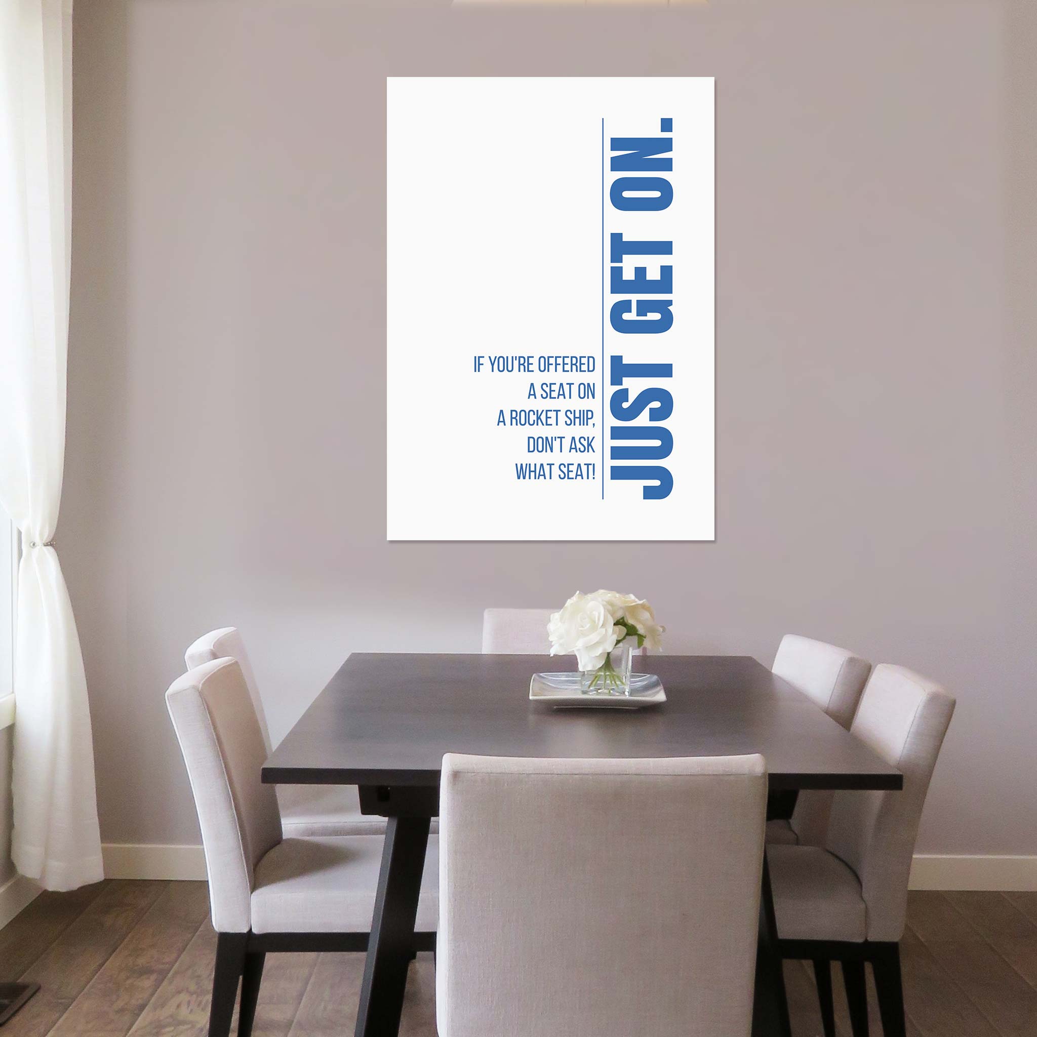 If you're offered a seat on a rocket ship, don't ask what seat! Just get on.