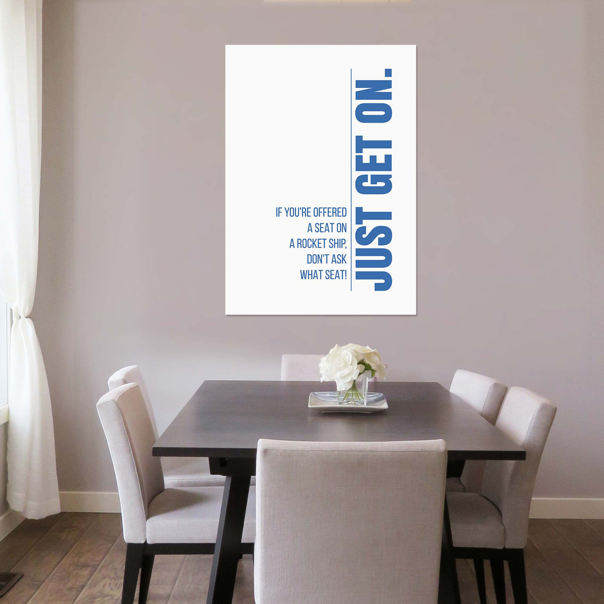 If you&#39;re offered a seat on a rocket ship, don&#39;t ask what seat! Just get on.