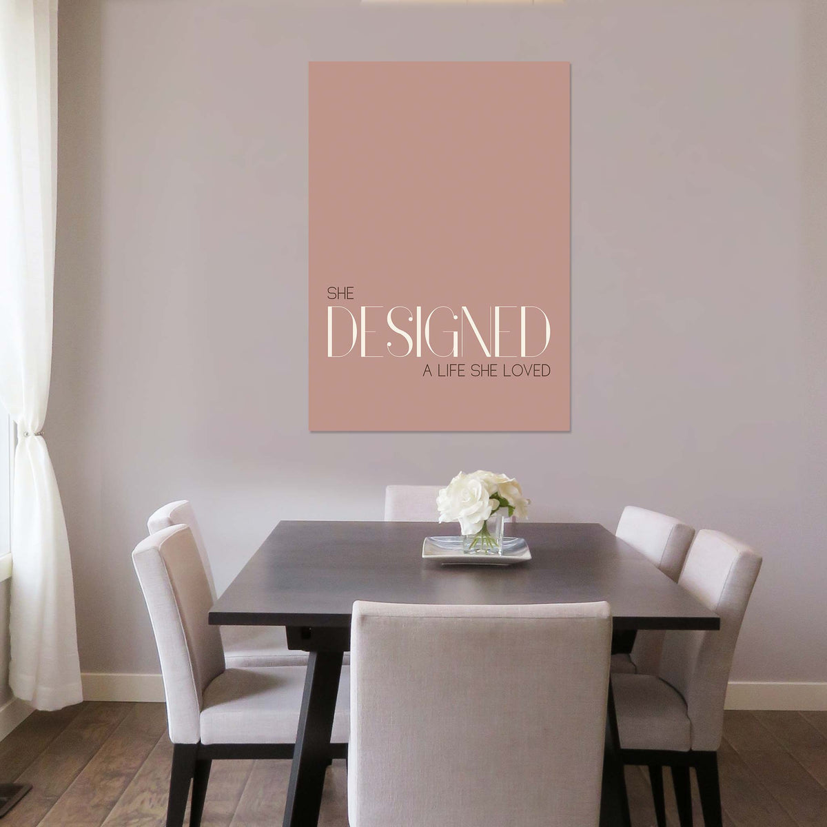 She designed a life she loved