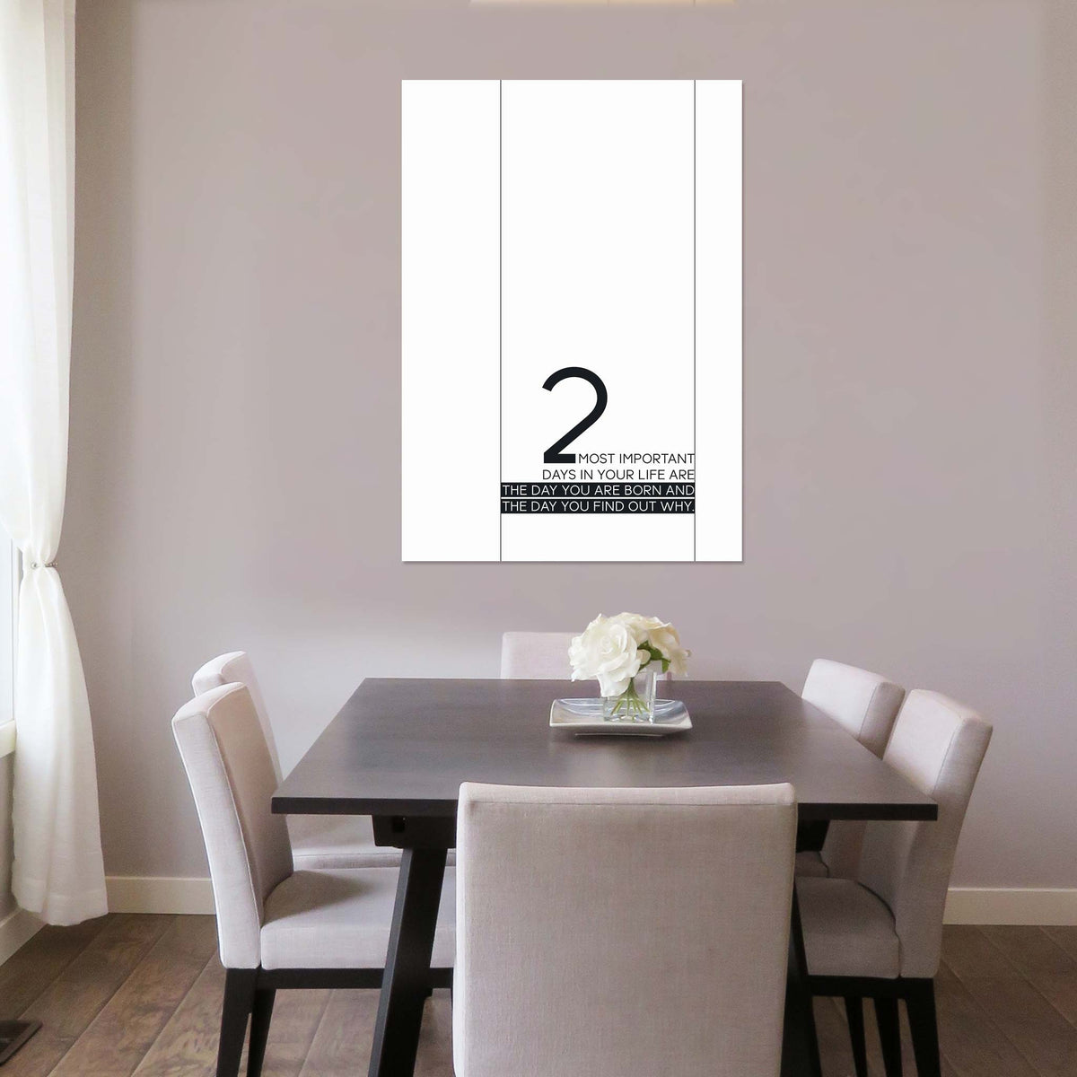 The two most important days in your life are the day you are born and the day you find out why