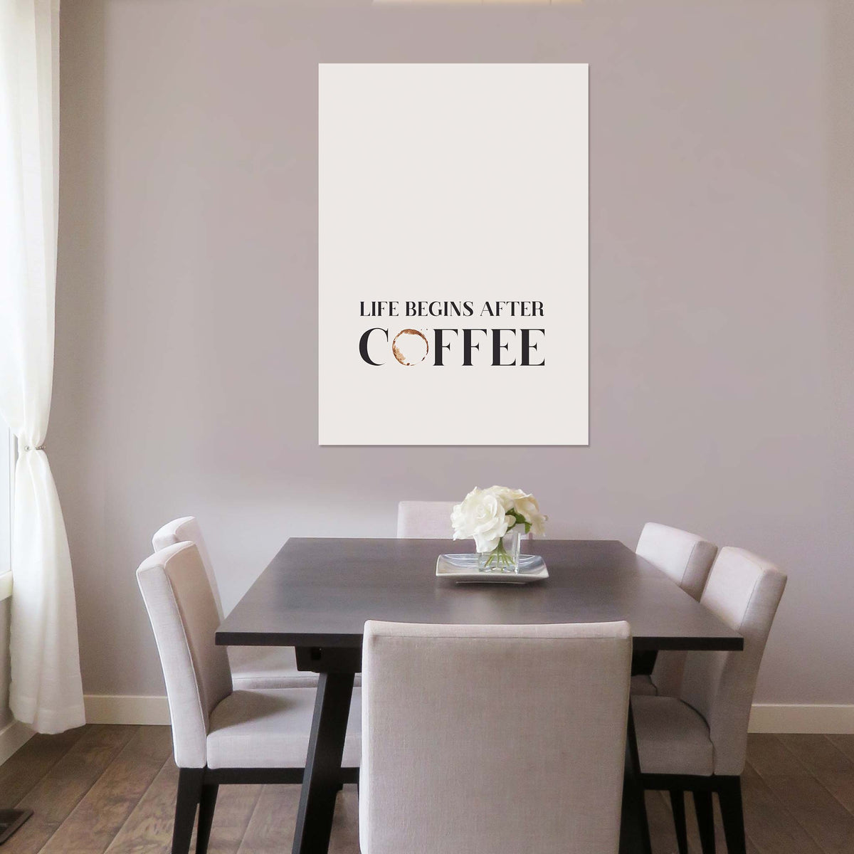 Life begins after coffee