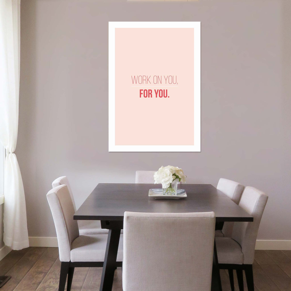 Work on you, for you