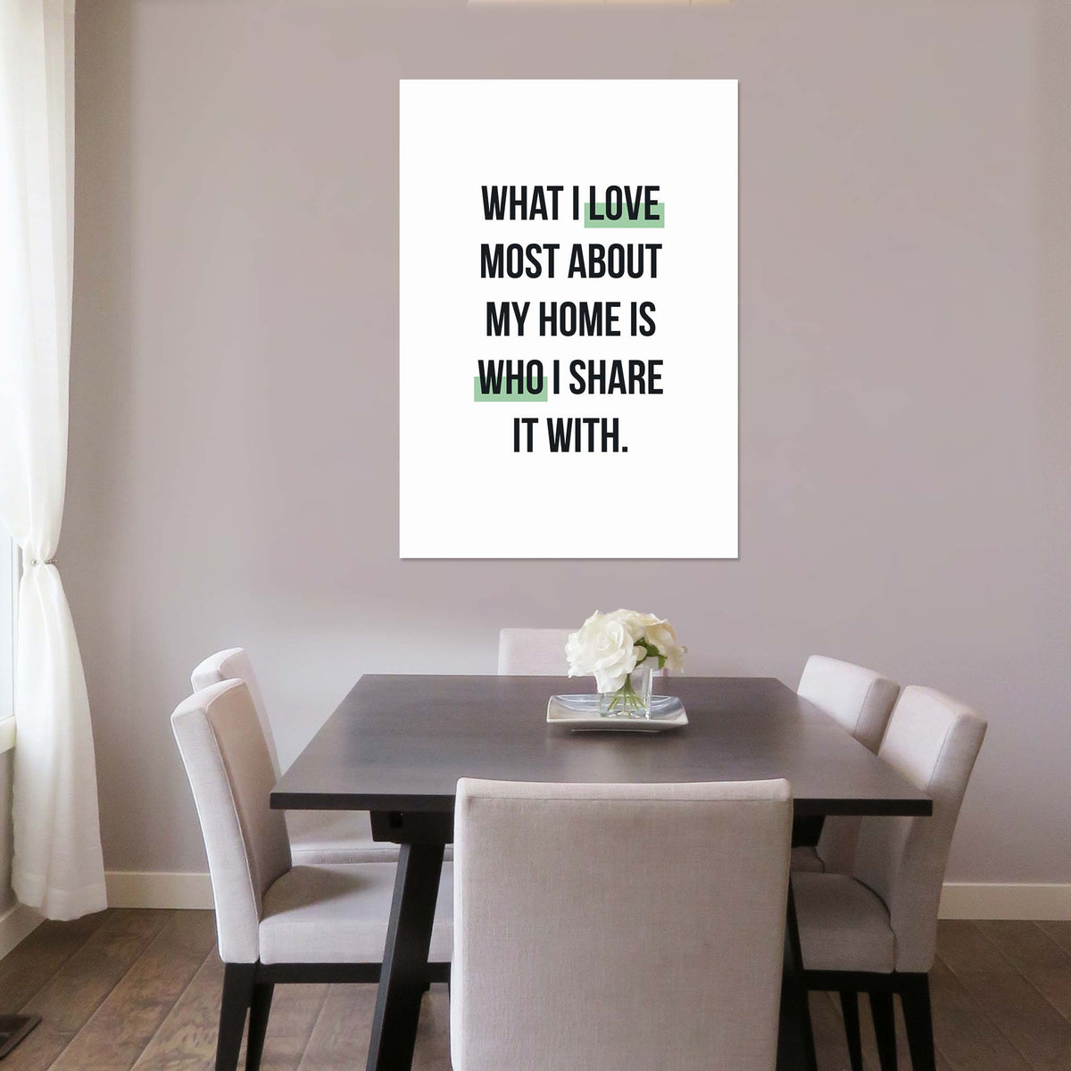 What I love most about my home is who I share it with