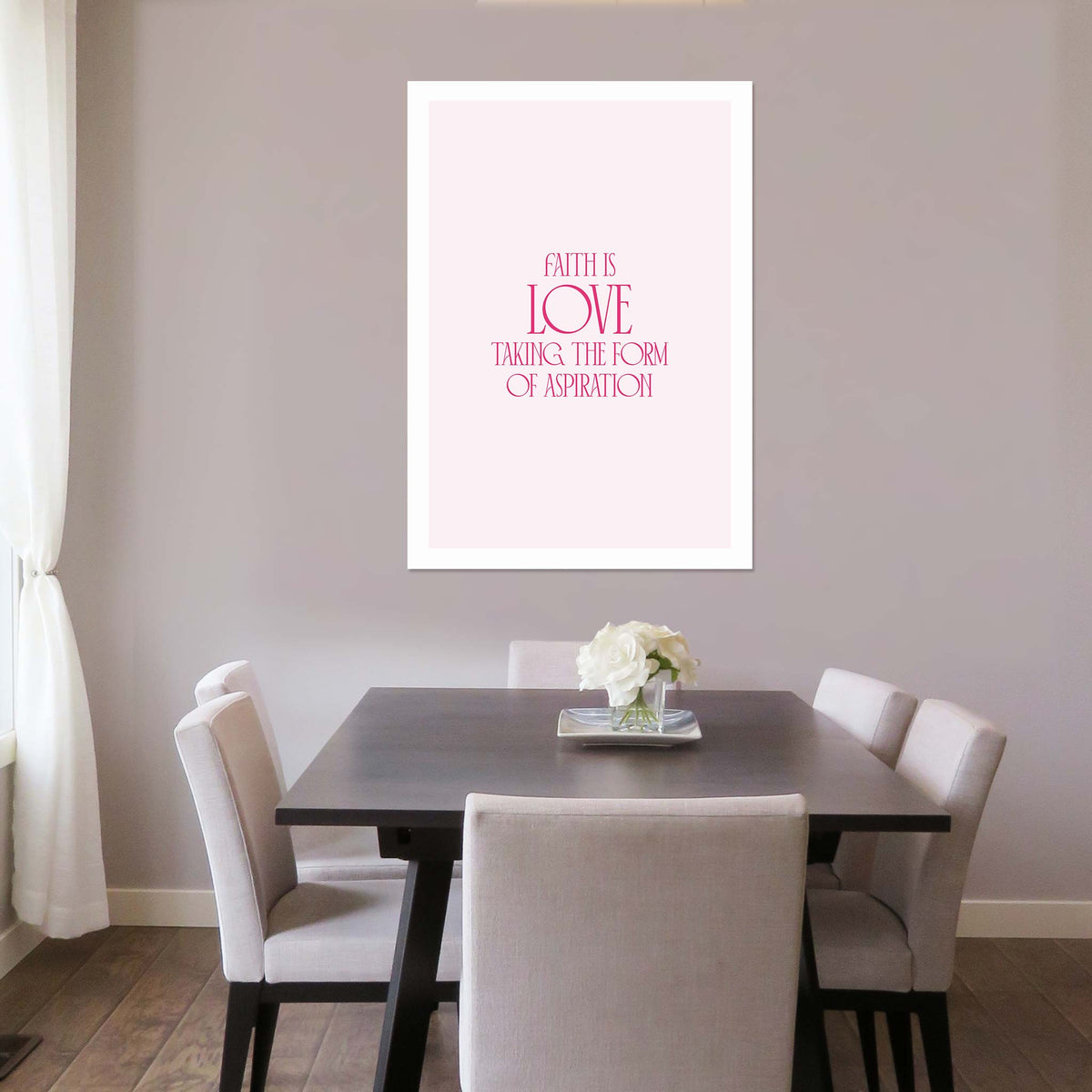 Faith is love taking the form of aspiration