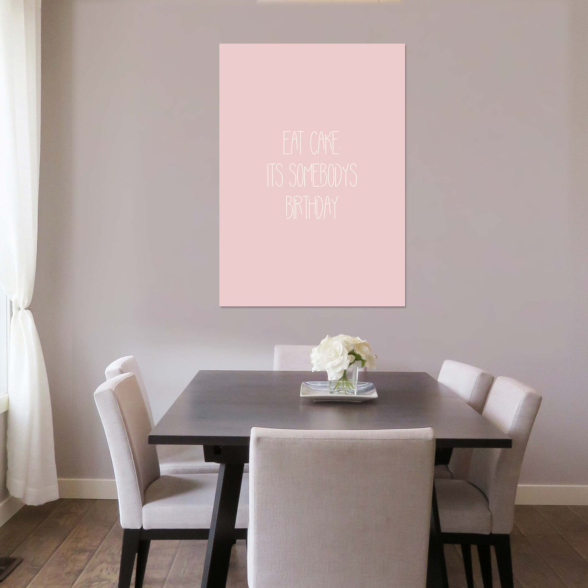 Eat cake. Its somebody’s birthday