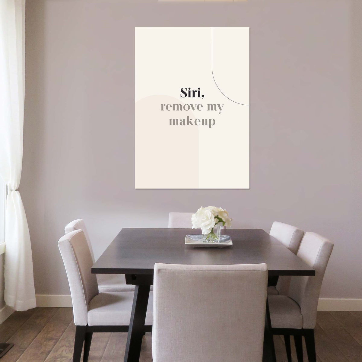 Siri remove my makeup