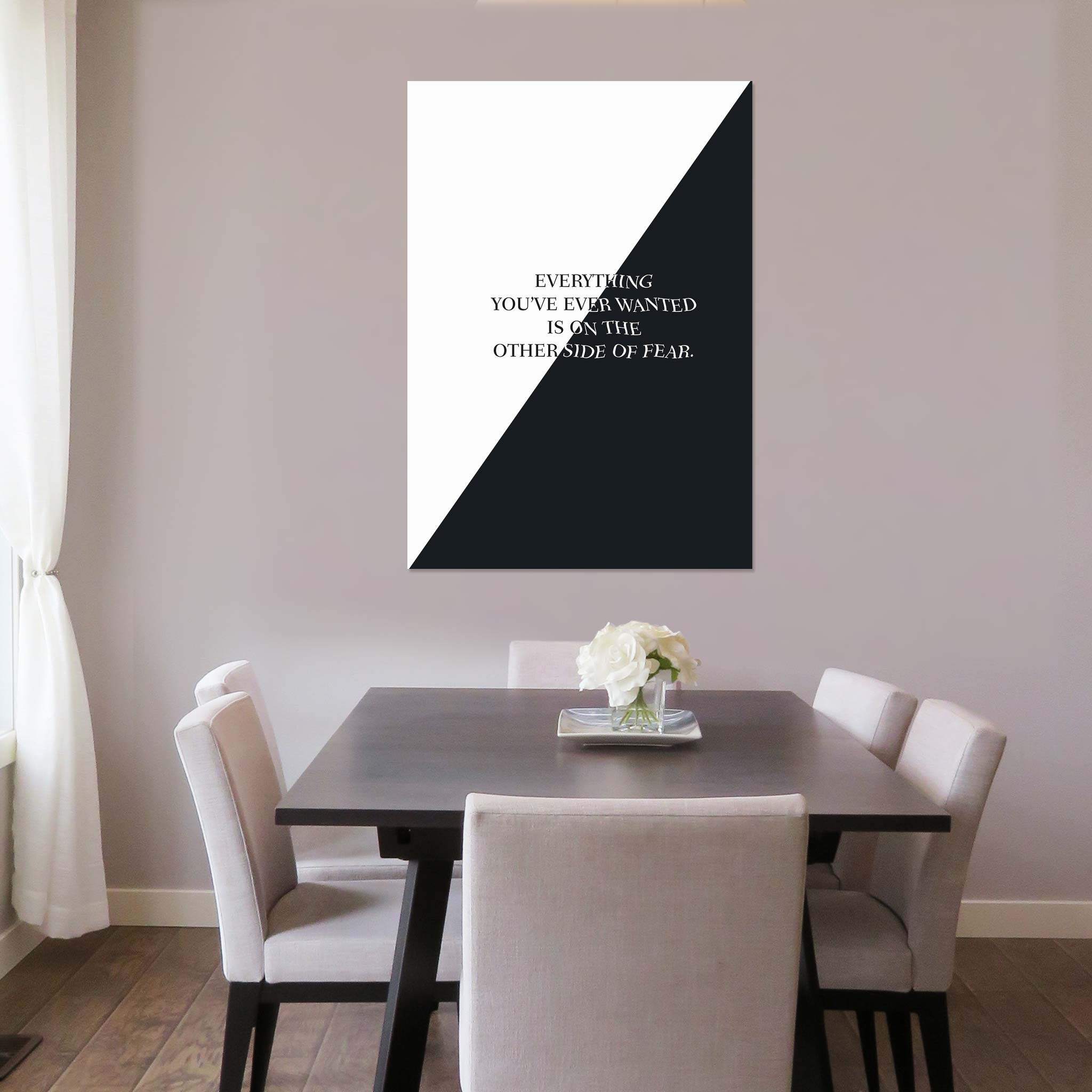 Everything you’ve ever wanted is on the other side of fear