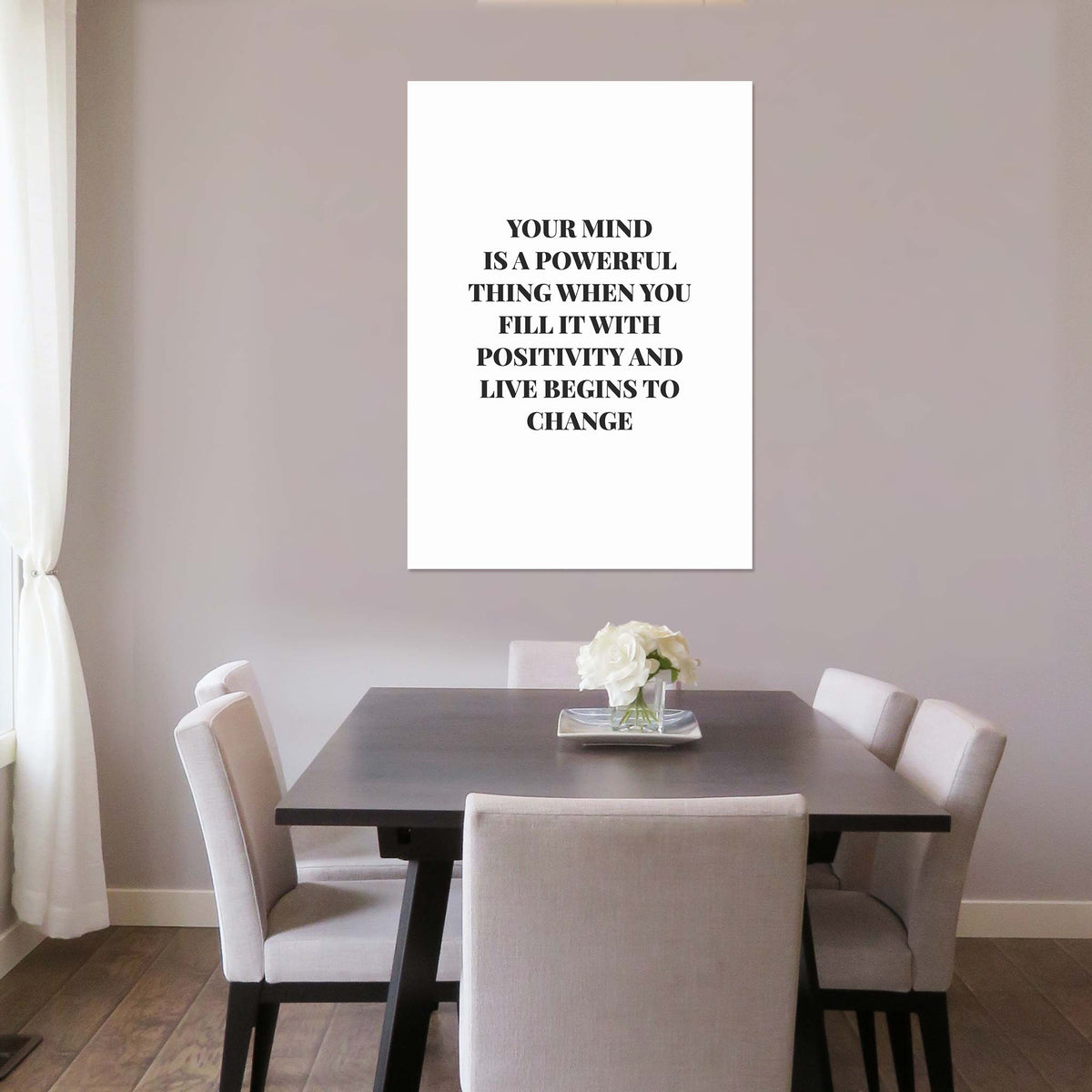 Your mind is a powerful thing when you fill it with positivity and live begins to change