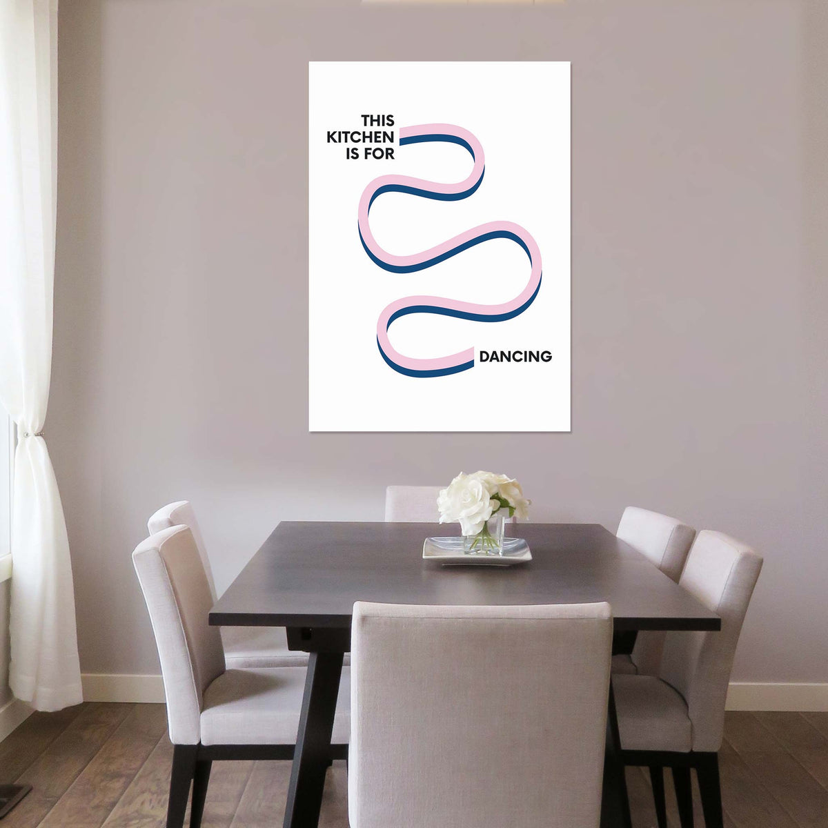 This kitchen is for dancing