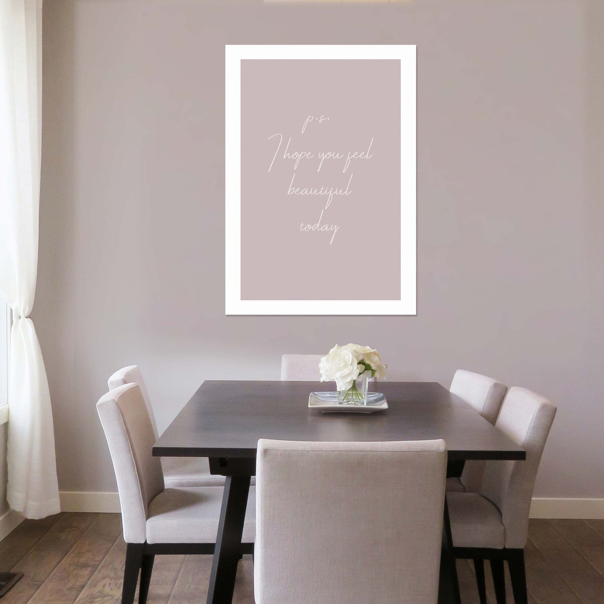 P.s. I hope you feel beautiful today