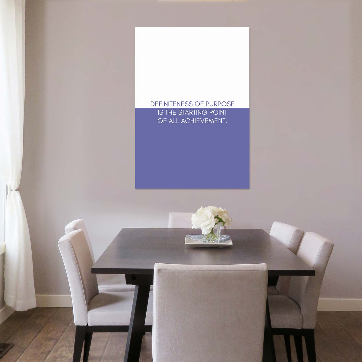 Definiteness of purpose is the starting point of all achievement