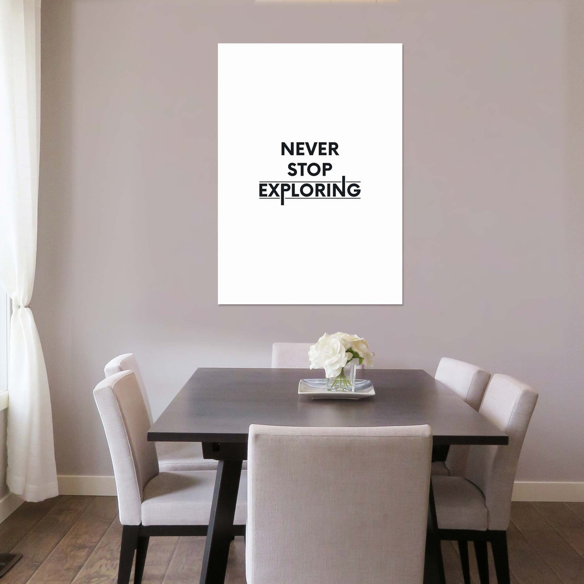 Never stop exploring