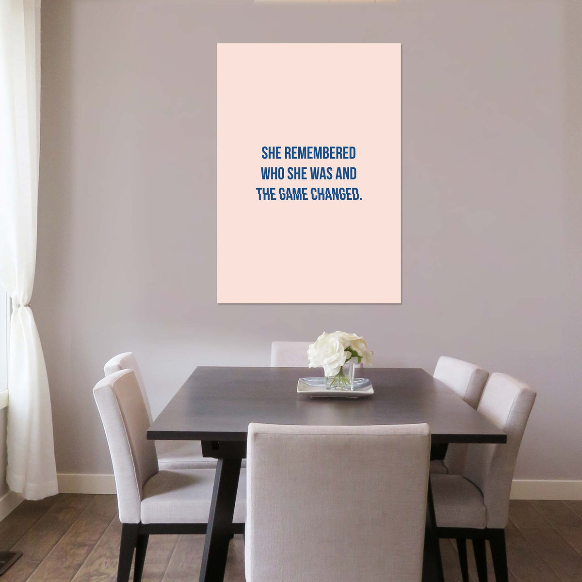 She remembered who she was and the game changed