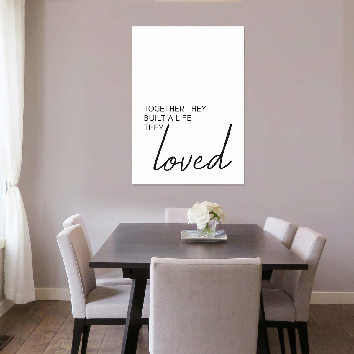 Together they built a life they loved