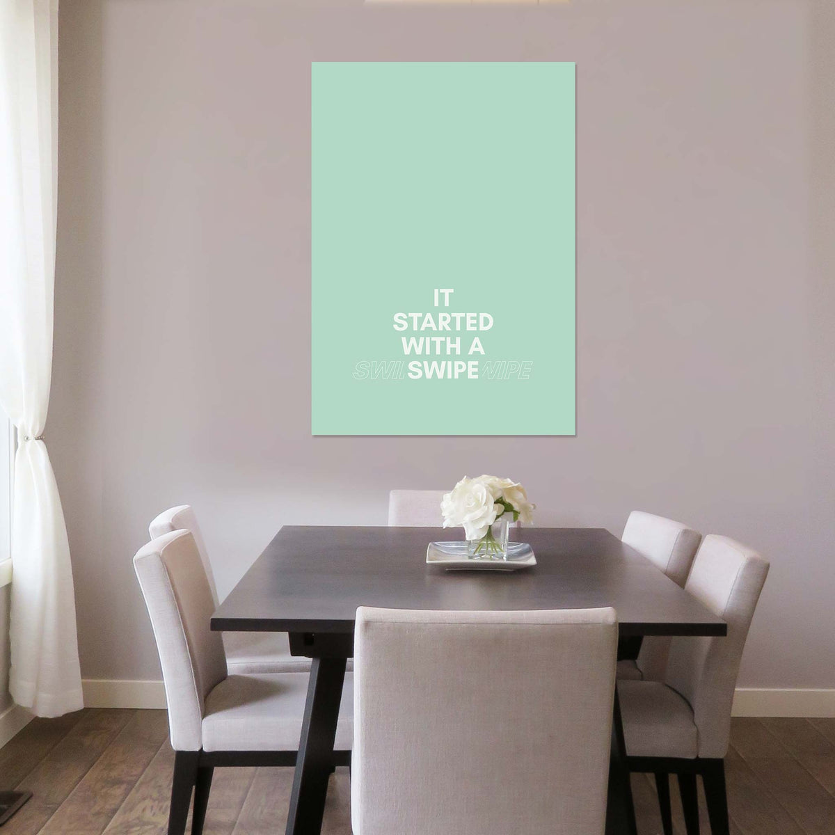 It started with a swipe