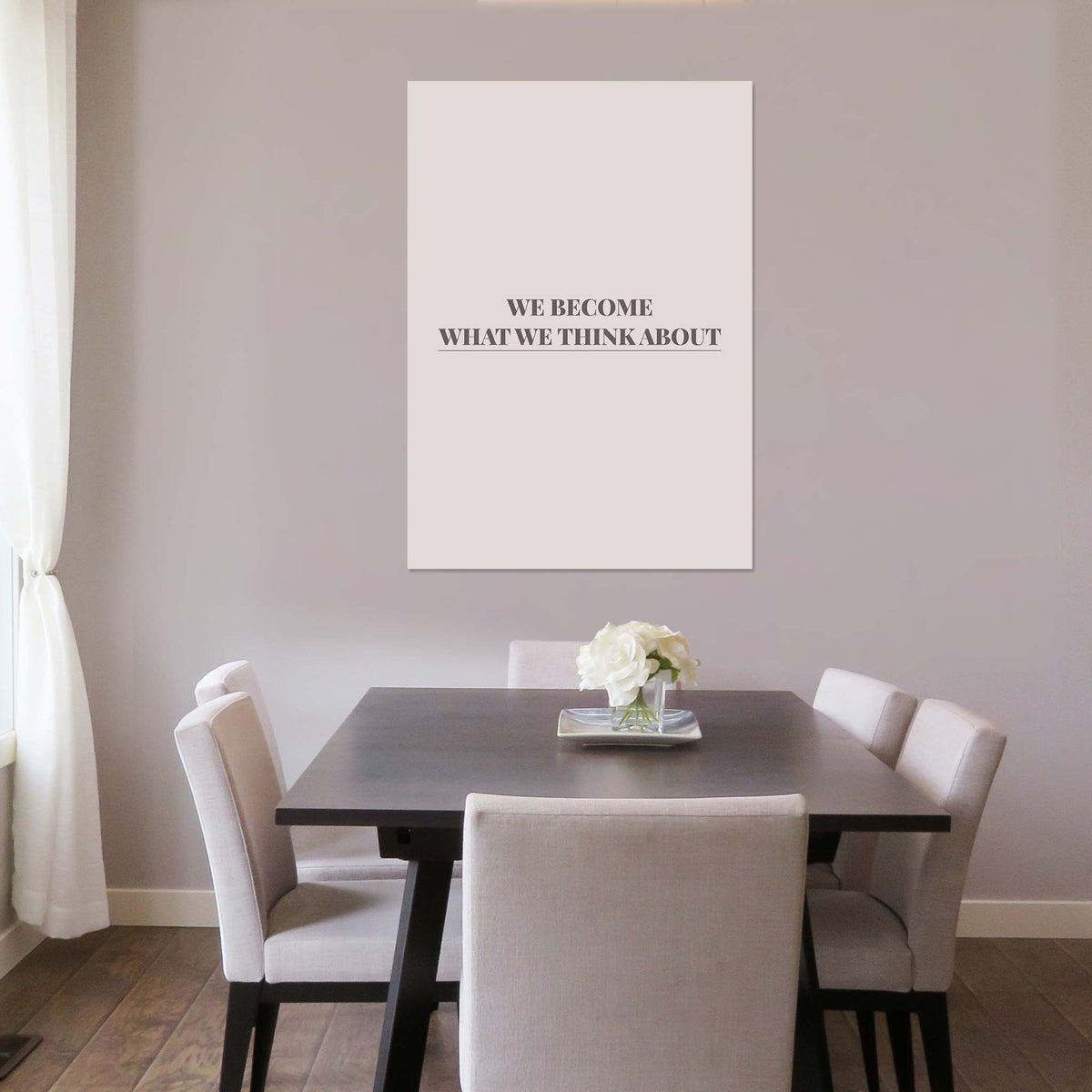 We become what we think about